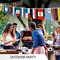 G128 Latin America 20 Countries Bunting Banner | Flag 12 x 18 Inch, Full String 30 Feet | Printed 150D Polyester, Decorations For Bar, School, Festival Events Celebration